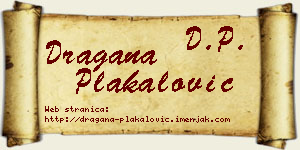 Dragana Plakalović vizit kartica
